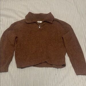 Hollister Cozy Brown Sweater